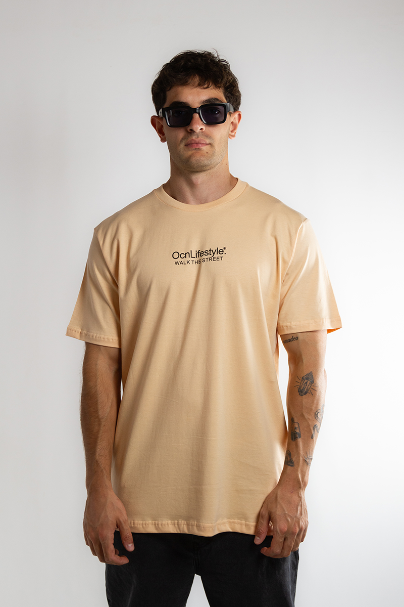 Remera Ocn hombre Premium Regular Beige(M9)