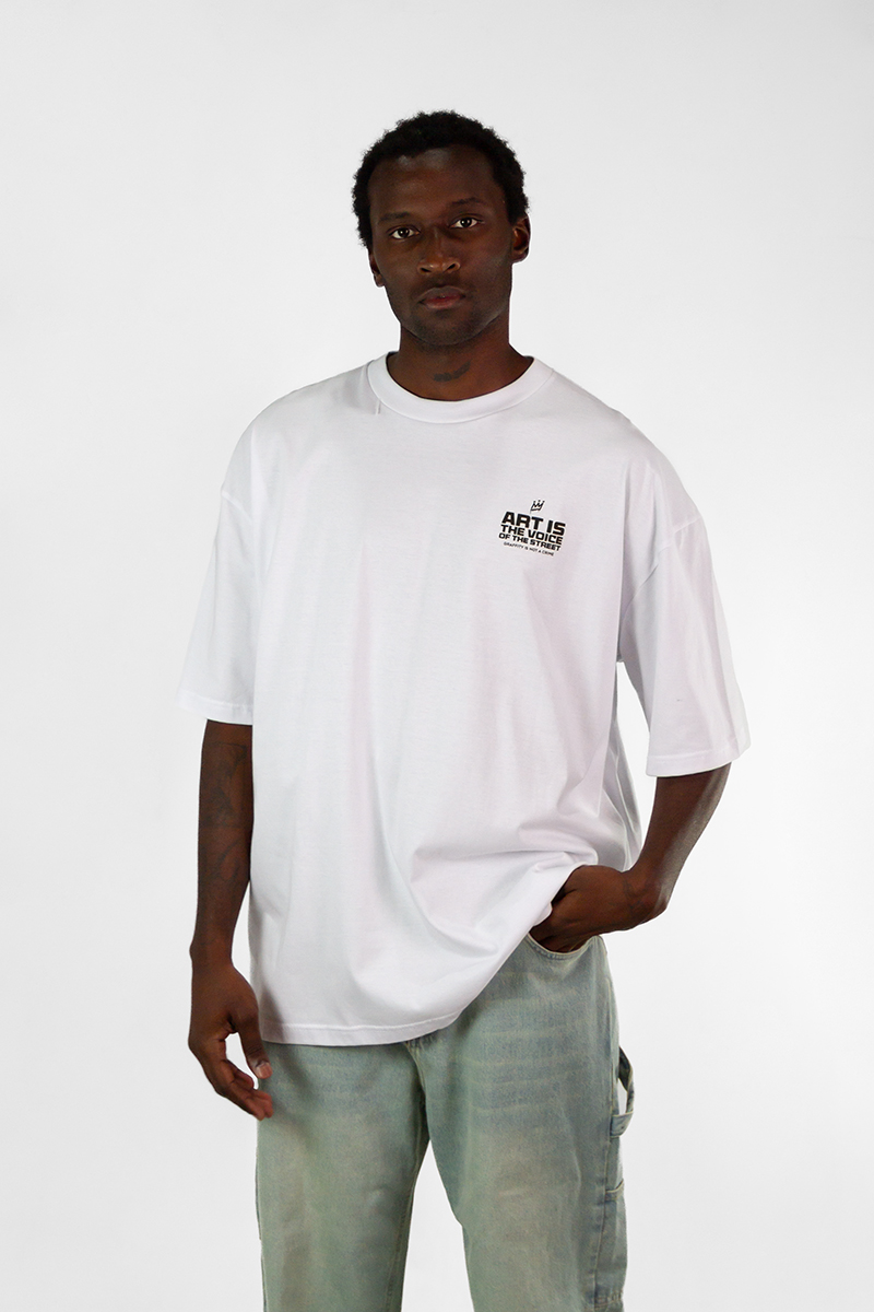 Remera King Of Art  Reclaim Blanco