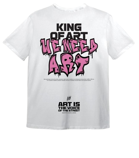 Remera King of Art Reclaim Blanco 7022G