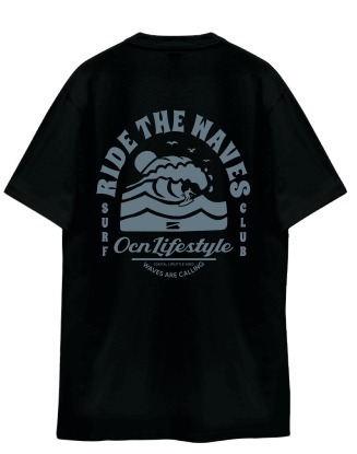 Remera Ocn Hombre Original Regular Negro 72014J