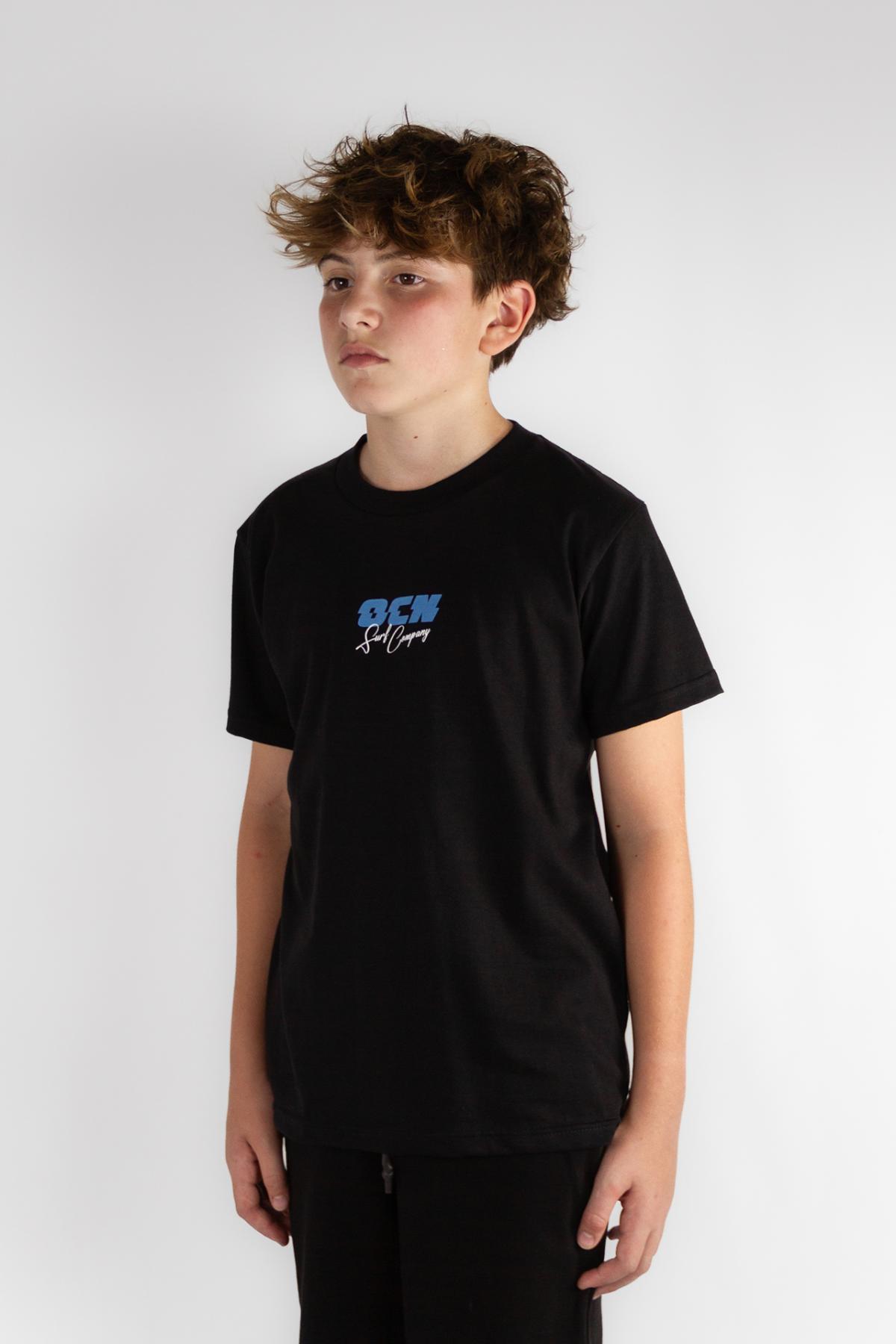 Remera Ocn Kids Premium Regular Negro (R9)