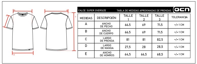 Remera Ocn Hombre Gothic Negro 701O2