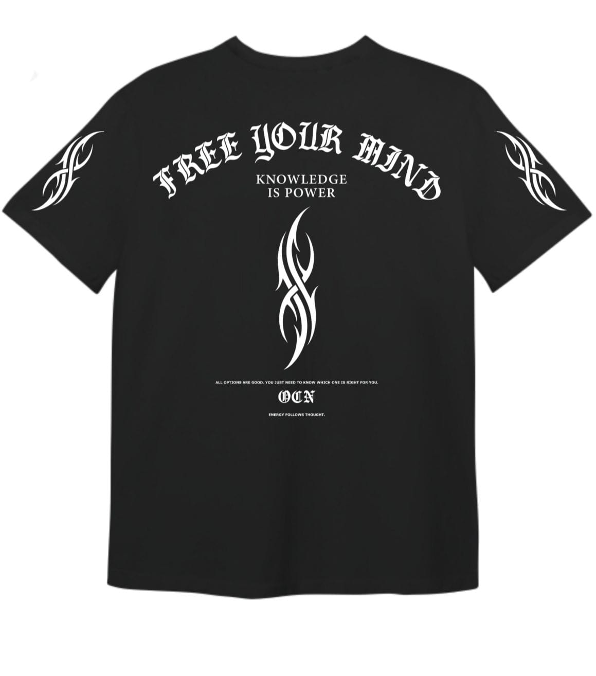 Remera Ocn Hombre Gothic Negro 701O2