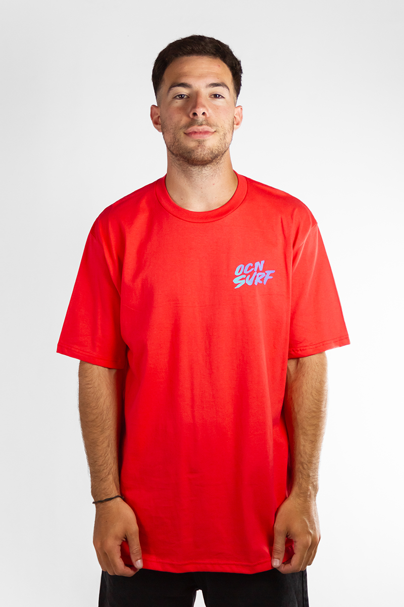 Remera Ocn Hombre Original Rojo E7