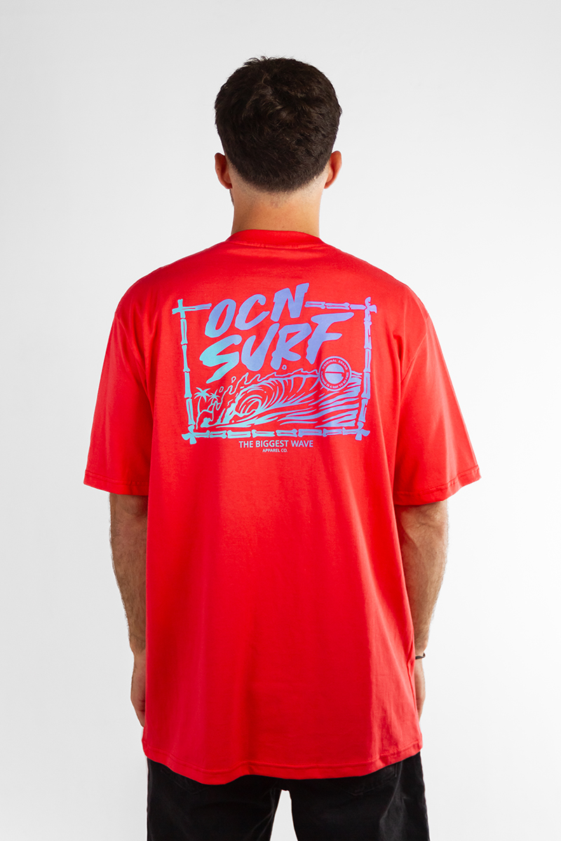 Remera Ocn Hombre Original Rojo E7