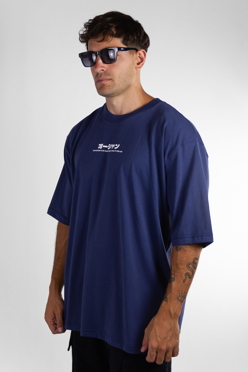 Remera Ocn Orian Relax Azul
