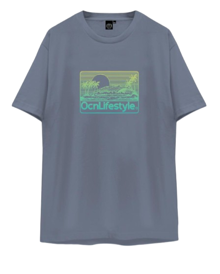 Remera Ocn Hombre Original Regular Plus Size / Talle Especial Azul 7G109
