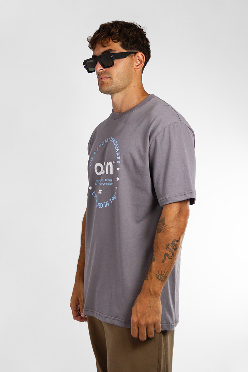 Remera Ocn Hombre Original Gris C7