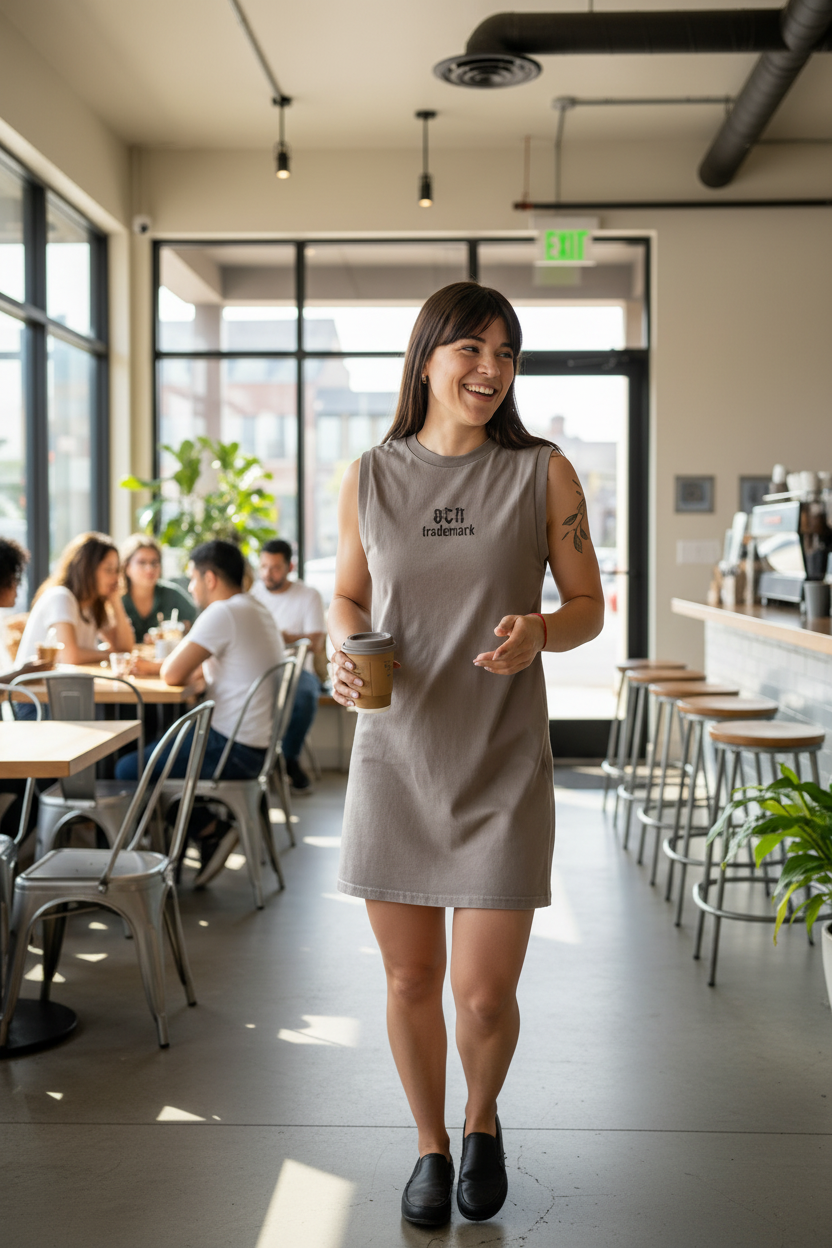 Vestido Ocn Jane Gris