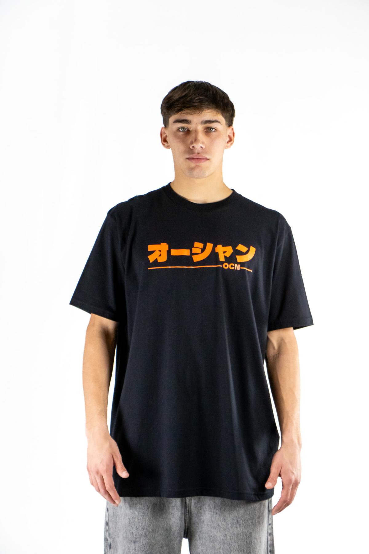 Remera Ocn Hombre Orian Negro 701K4 RELAX