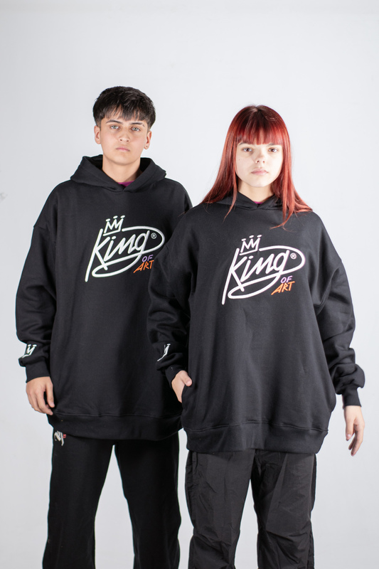 Buzo King Of Art  Baker Negro Unisex