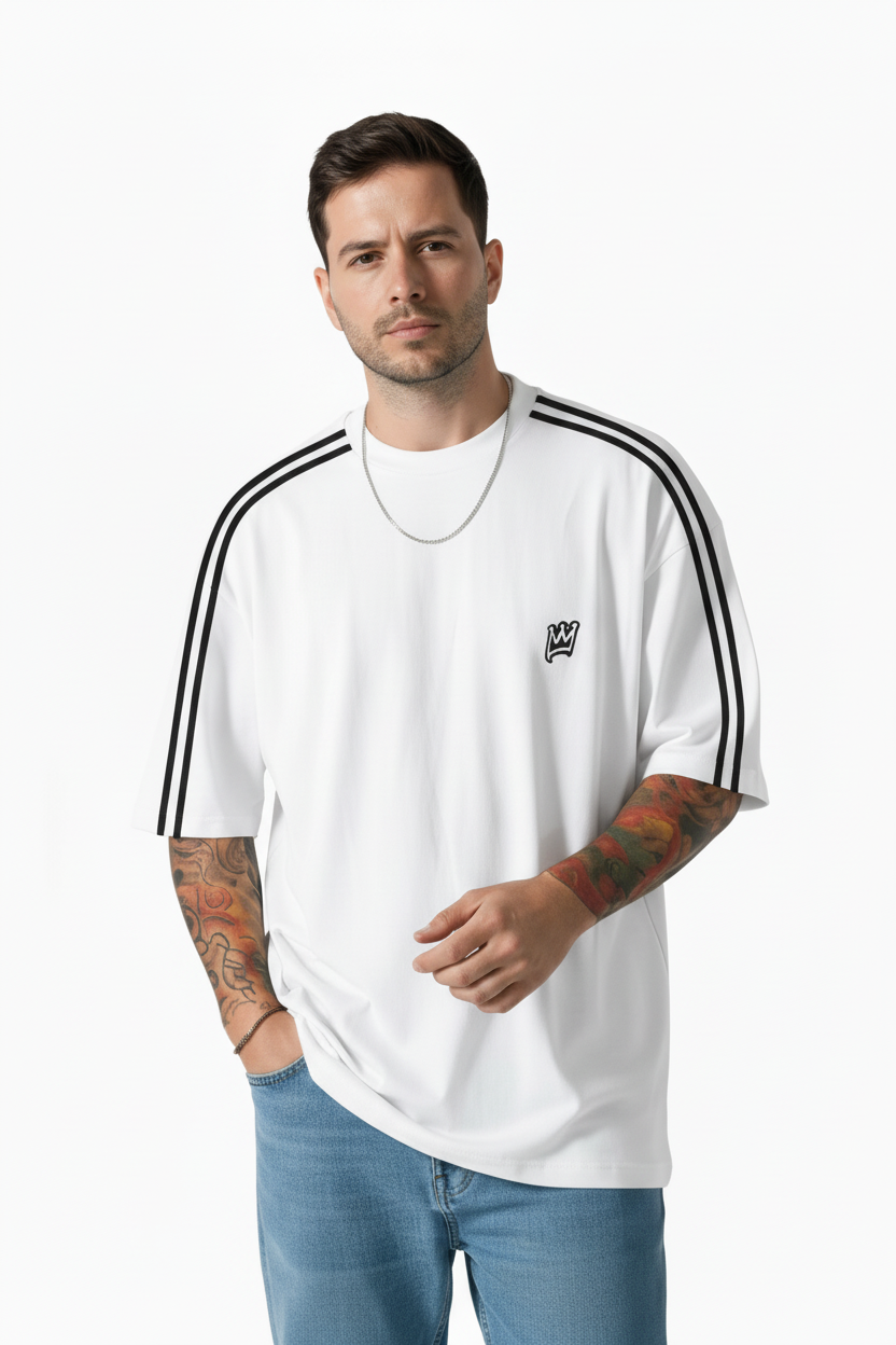 Remera King Of Art Hobbs Blanco