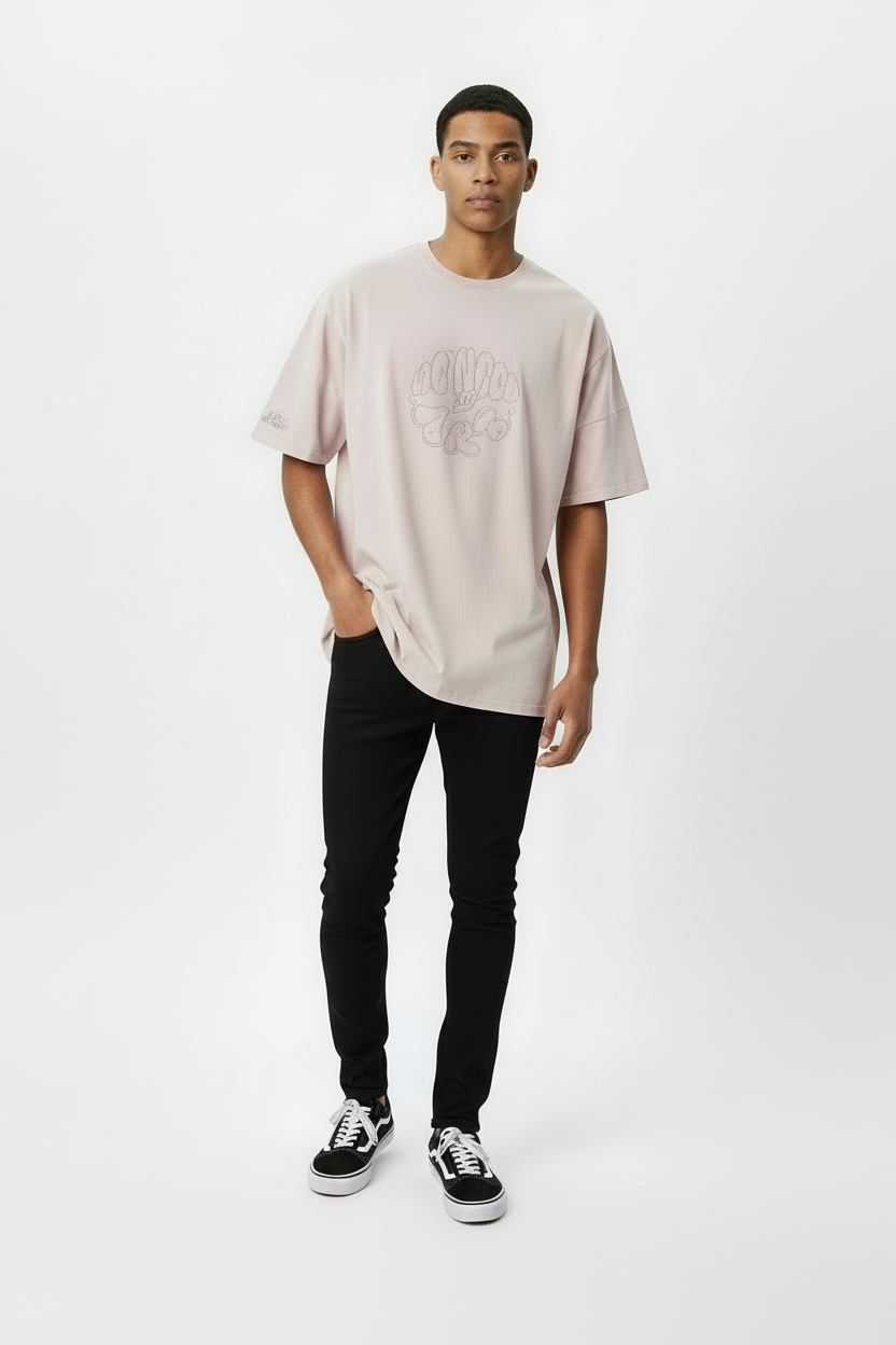 Remera King Of Art Light Rosa