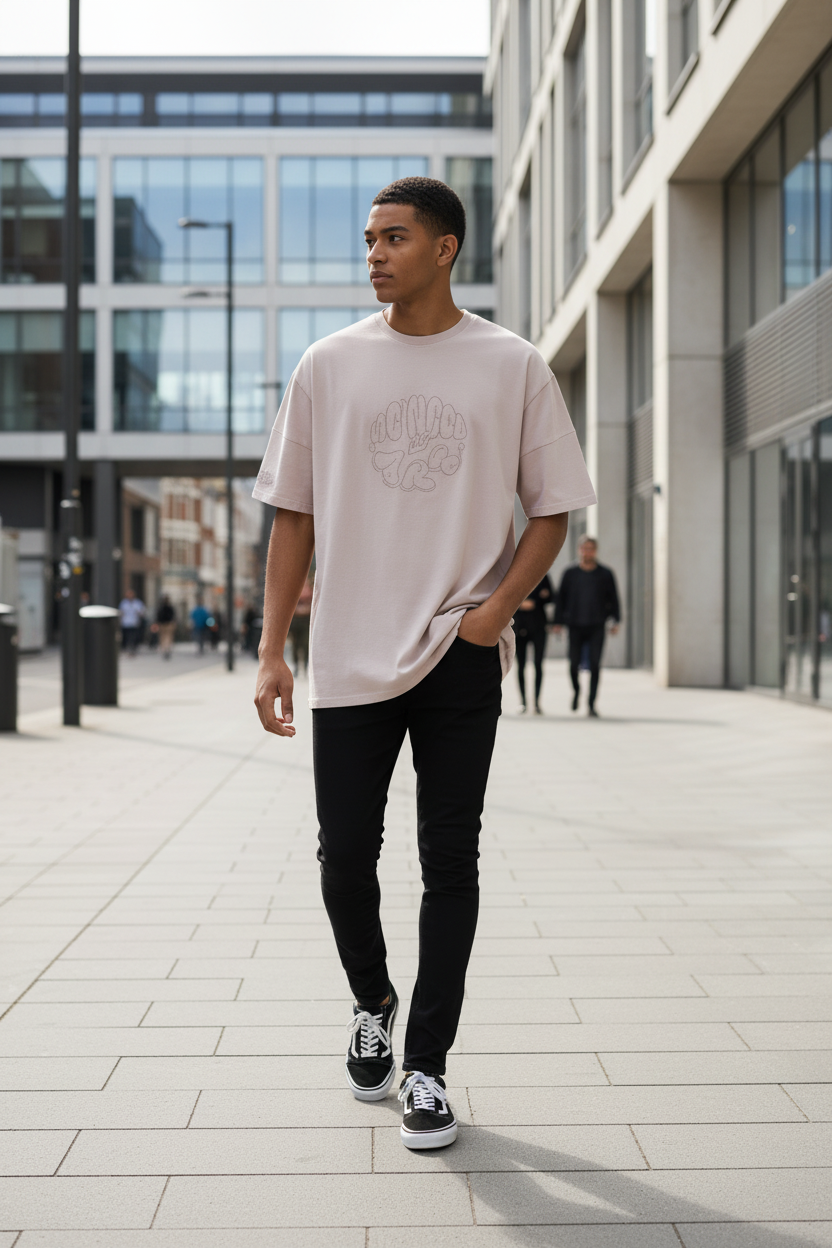 Remera King Of Art Light Rosa