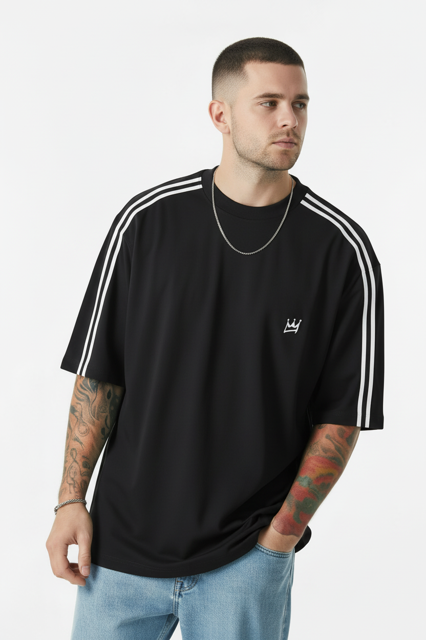 Remera King Of Art Hobbs Negro