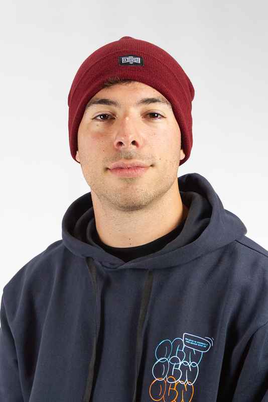 Gorro De Lana Ocn Liso Large Bordo 643