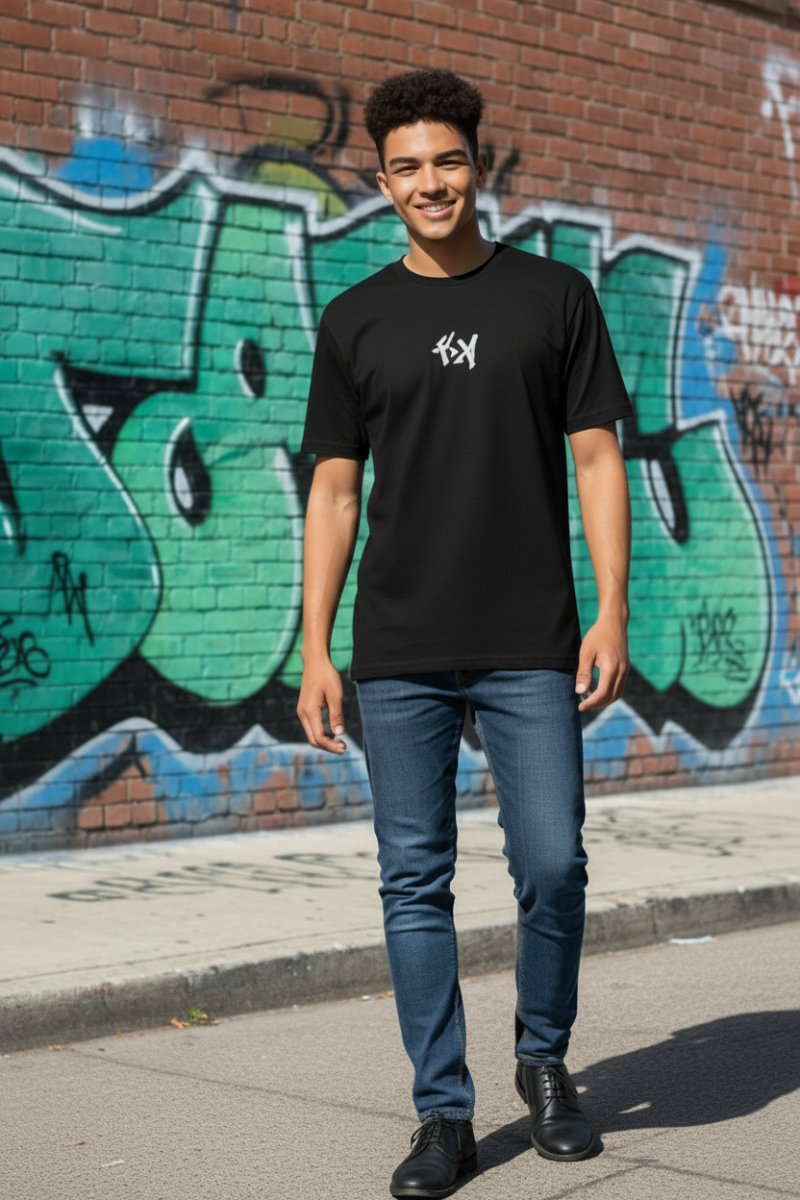 Remera King Of Art Houston Negro