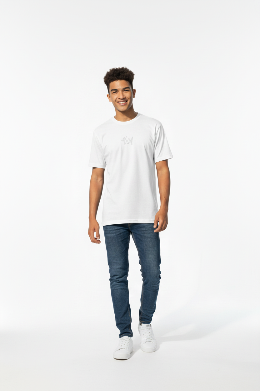 Remera King Of Art Houston Blanco