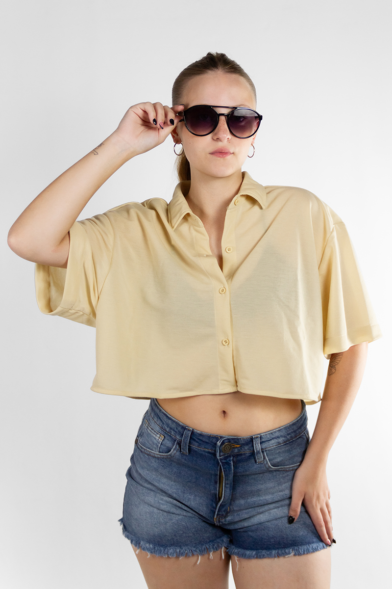 Camisa Ocn Mujer Lina Beige(V8)