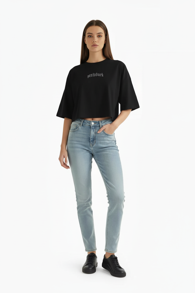 Remera Ocn Bludrred Wash Negro