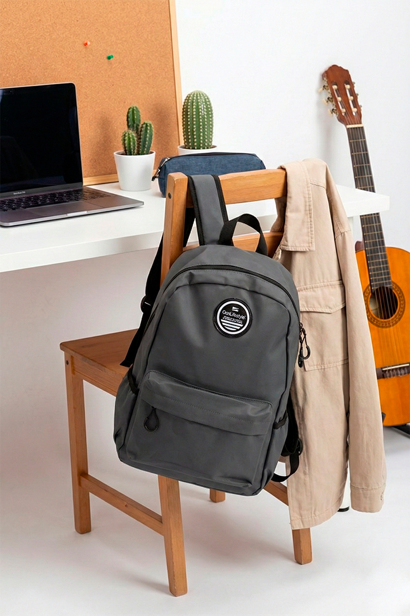 Mochila Ocn Vibe imp Gris