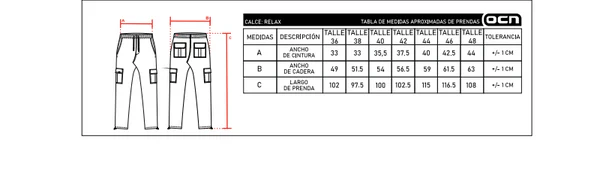 Pantalón Ocn Carpenter Marrón