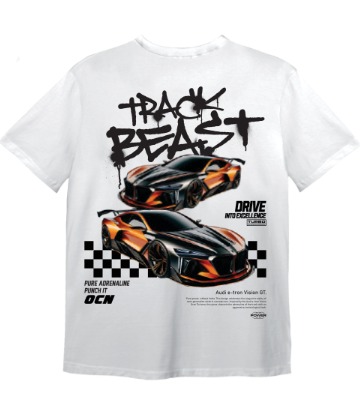Remera Ocn Kids T Racing Blanco 702V6