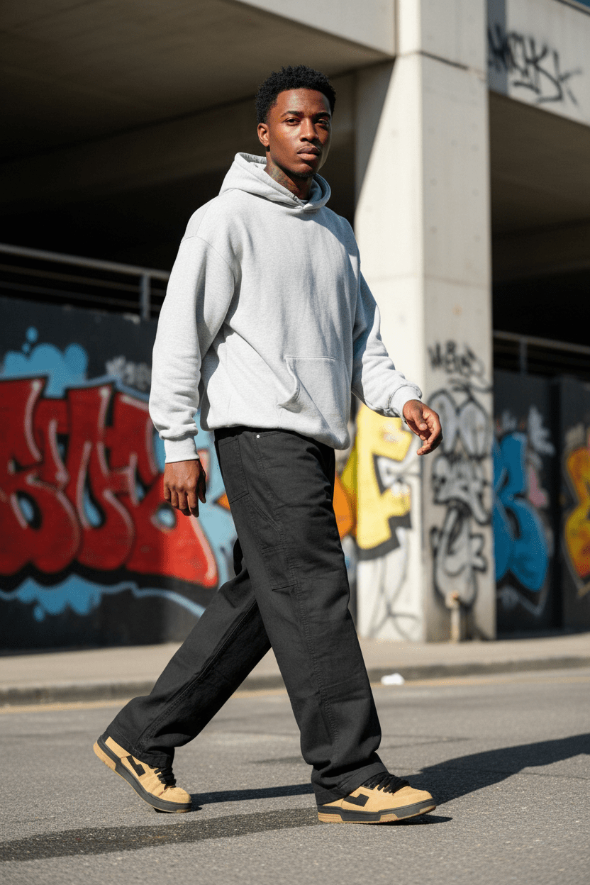 Pantalon Ocn Carpenter Negro