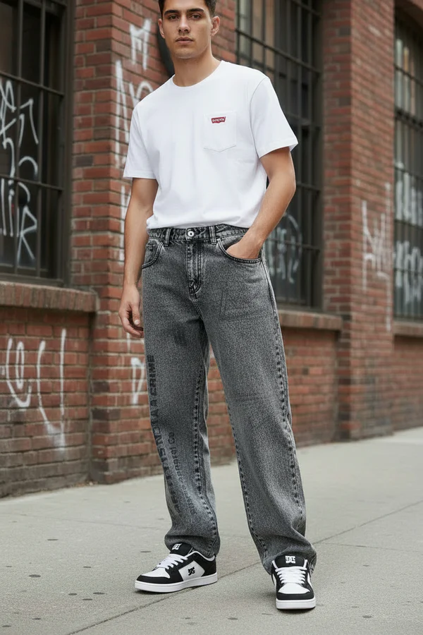 Jean King Of Art Baggy Black