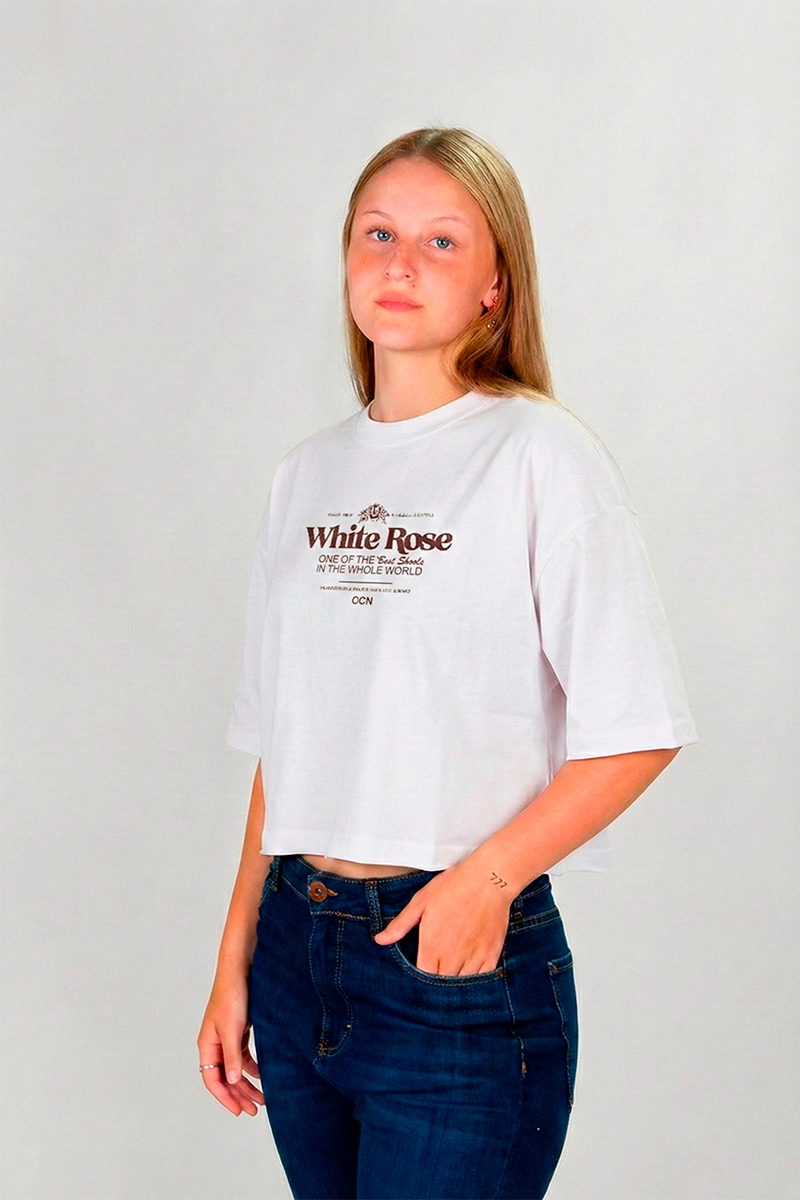 Remera Ocn Mujer Boxy Tee Blanco