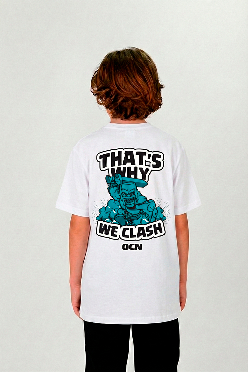 Remera Ocn Kids Tributo Blanco