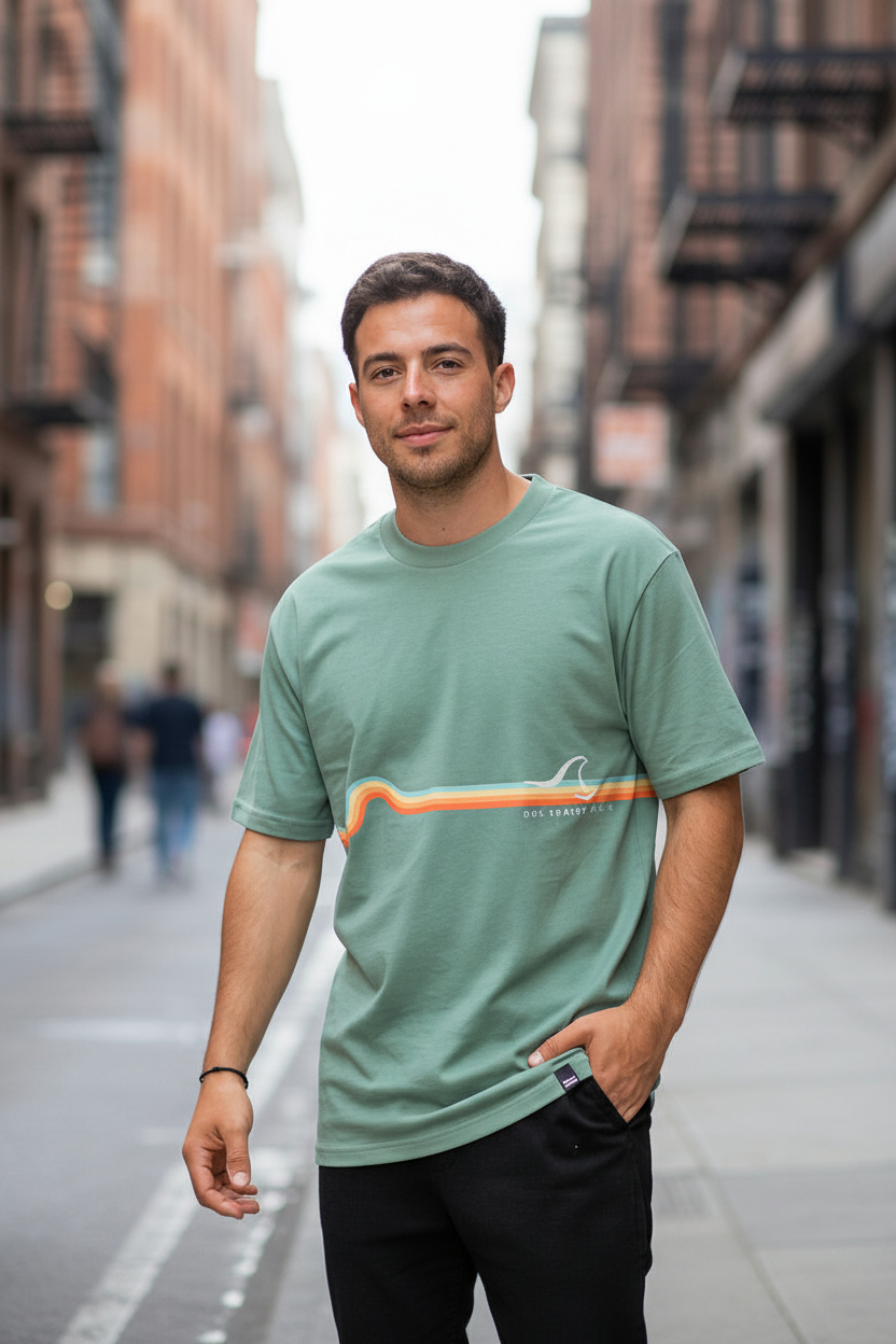 Remera Ocn Hombre Premium Verde