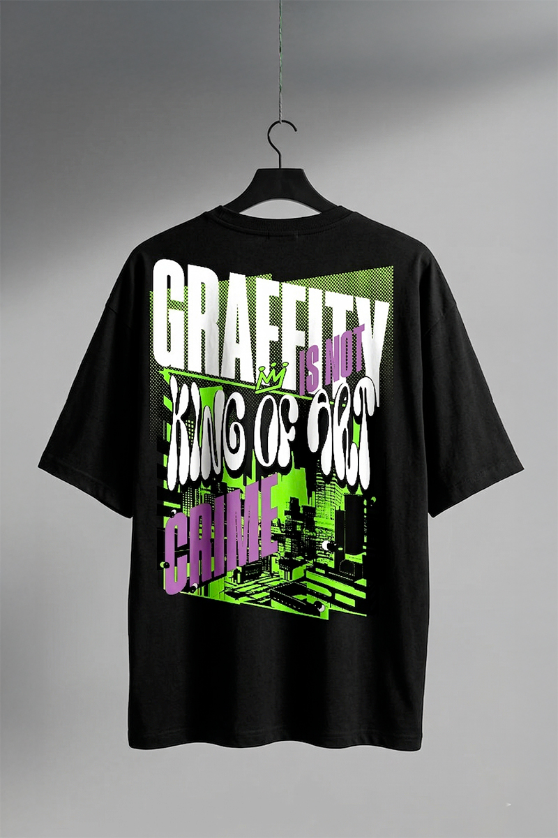 Remera King Of Art Urban Shirt Negro