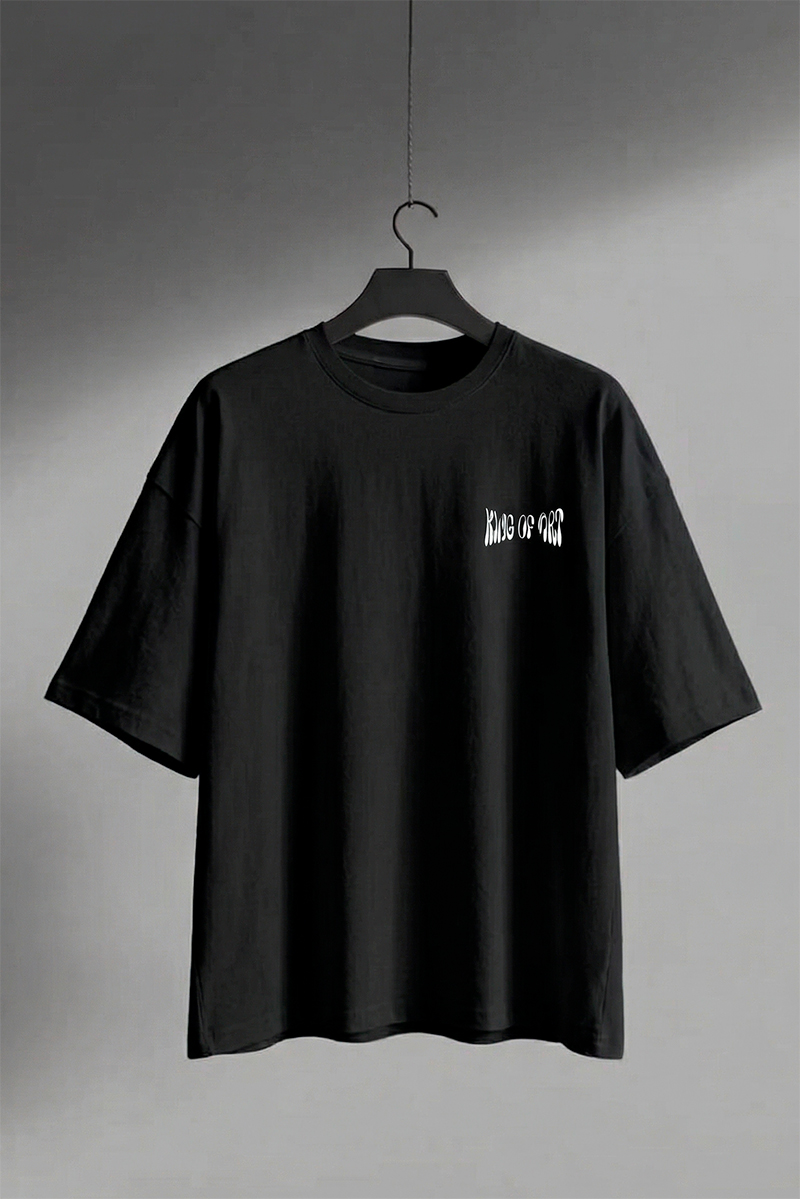 Remera King Of Art Urban Shirt Negro
