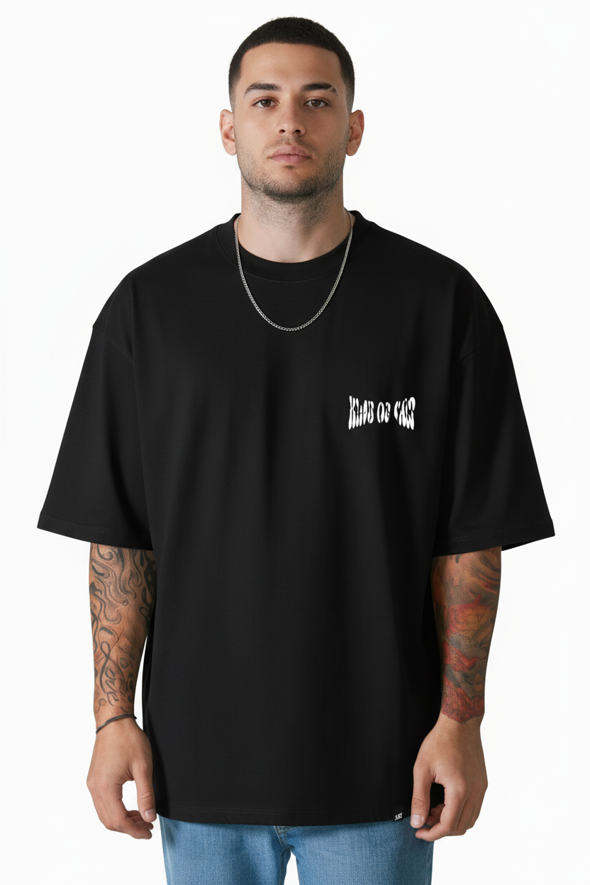 Remera King Of Art Urban Shirt Negro