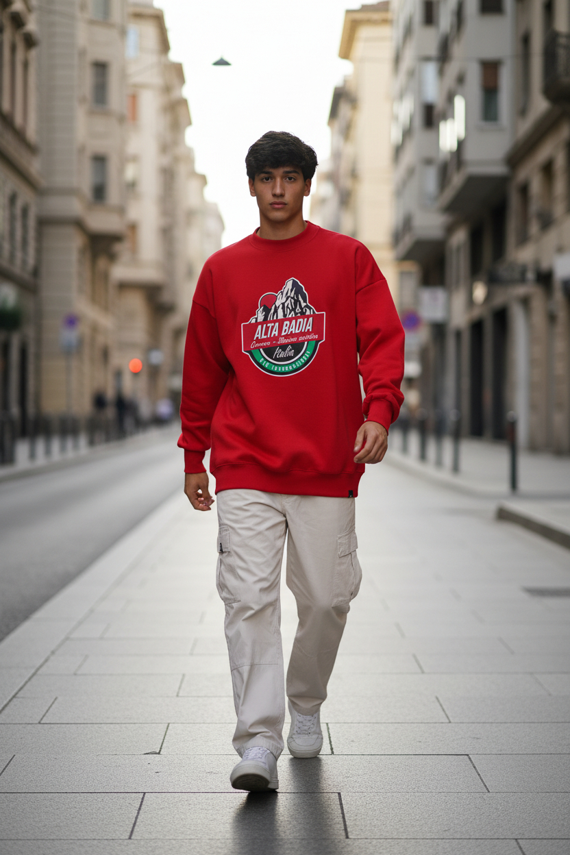 Buzo Ocn Varsity Rojo