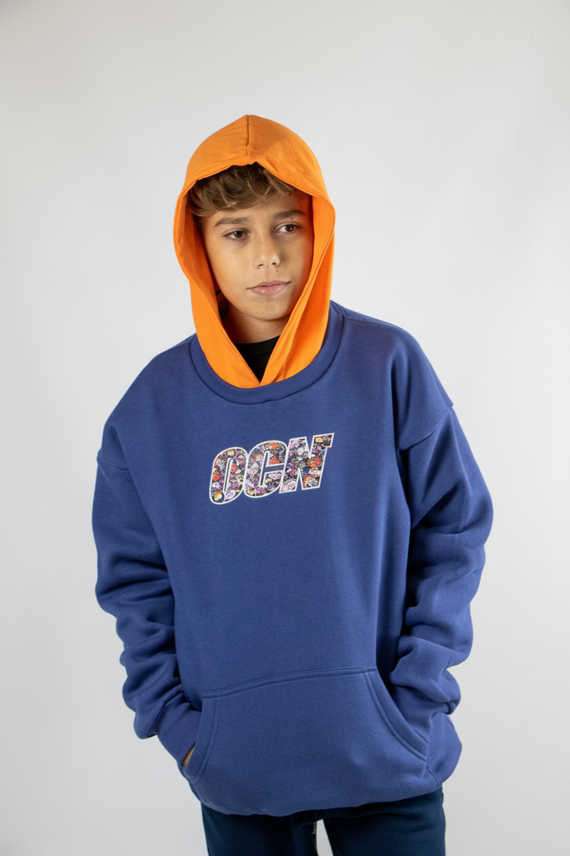 Buzo Ocn Bixer Azul  (Producto Outlet)