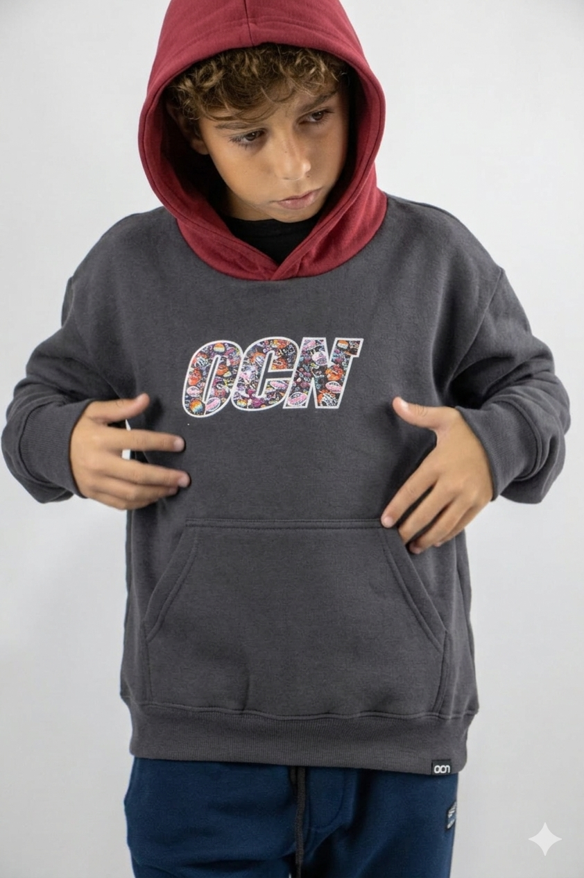 Buzo Ocn Bixer Gris (Producto Outlet)