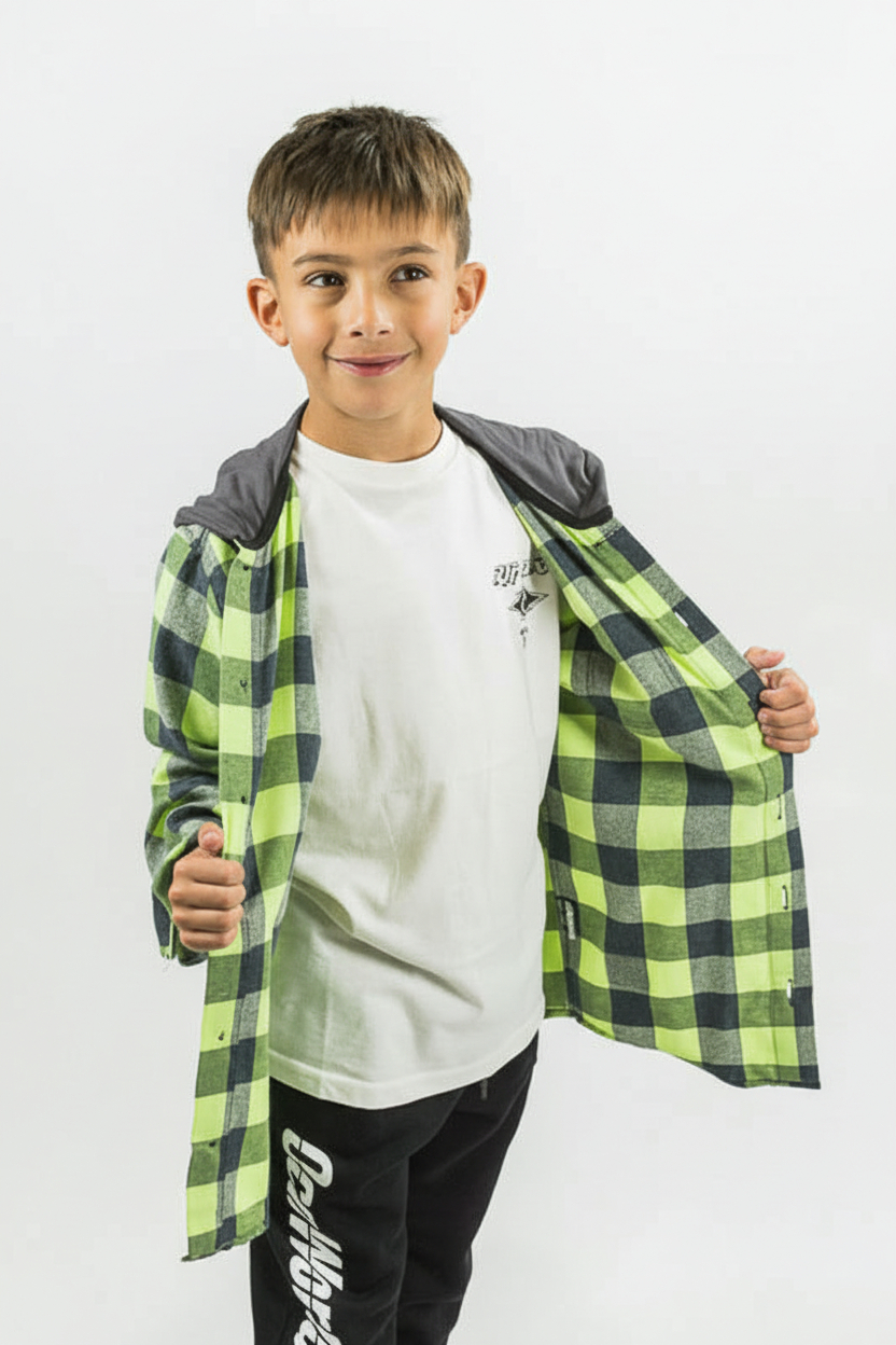 Camisa Ocn Dublin Cuadrille Verde (Producto Outlet)