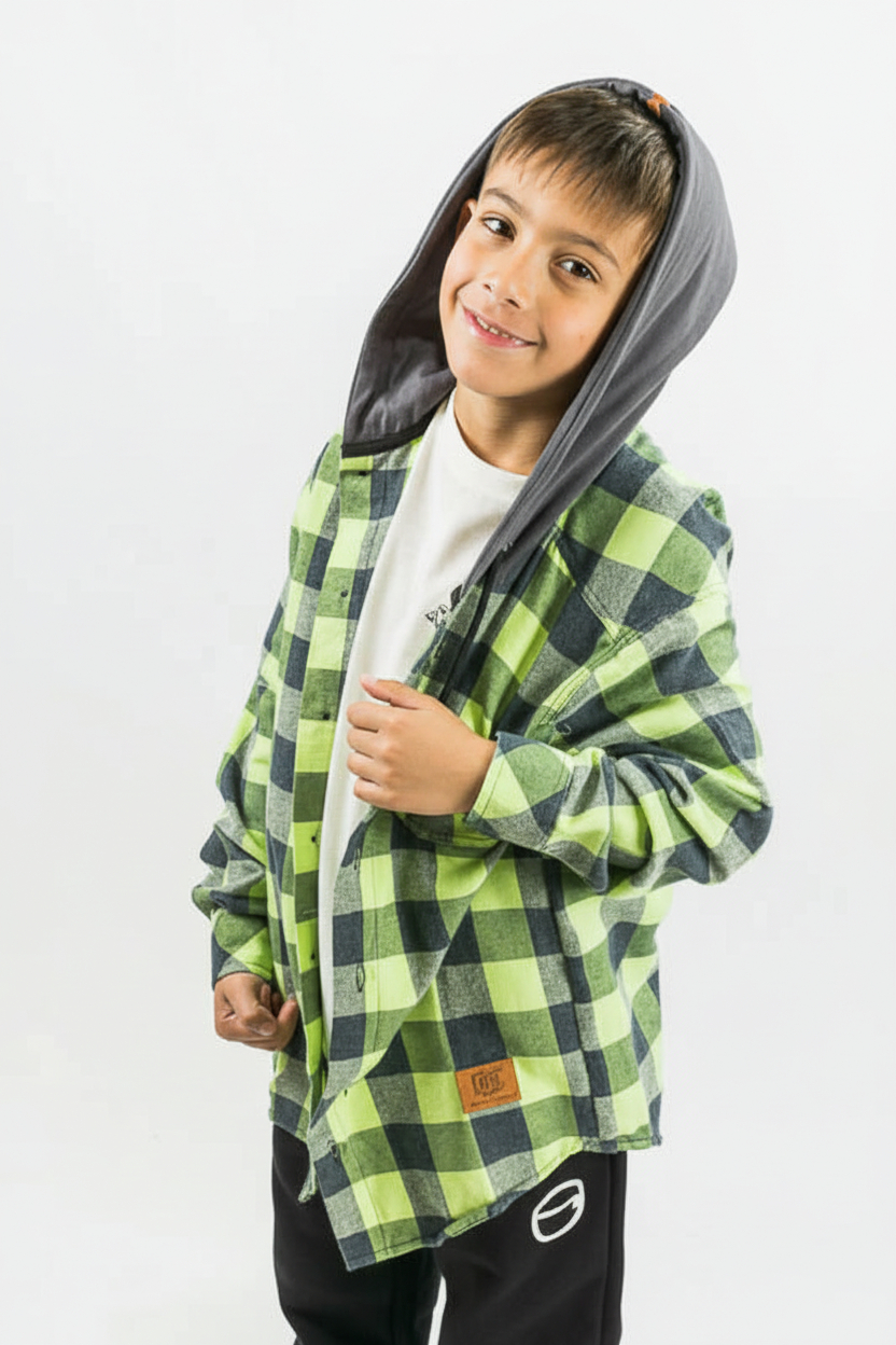 Camisa Ocn Dublin Cuadrille Verde (Producto Outlet)