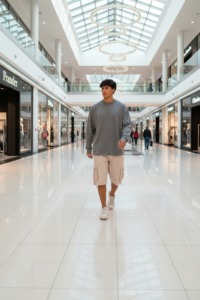 Buzo Ocn Zipper Gris