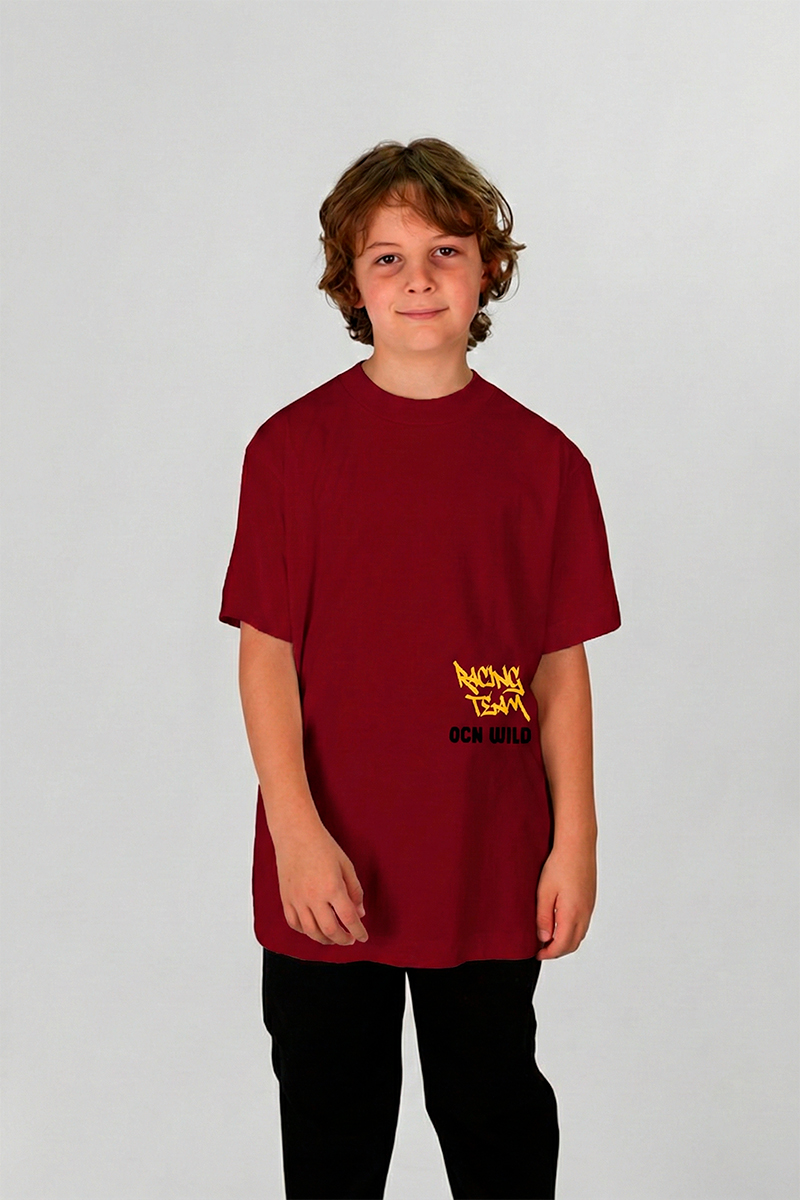 Remera Ocn Kids Premium Bordo