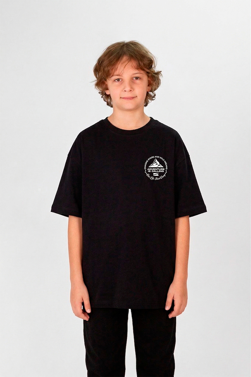 Remera Ocn Kids Premium Negro