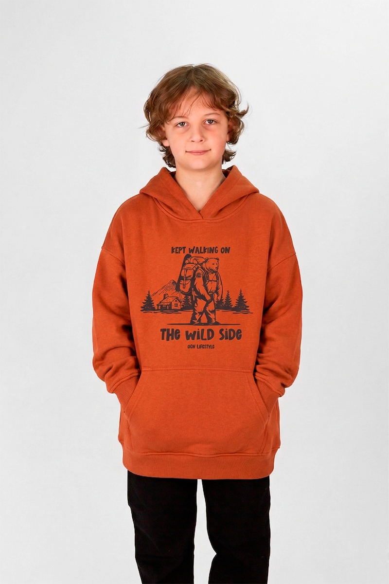 Buzo Ocn Canguro Naranja