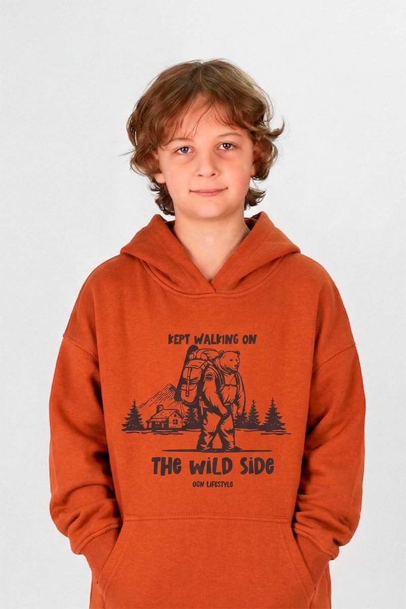 Buzo Ocn Canguro Naranja