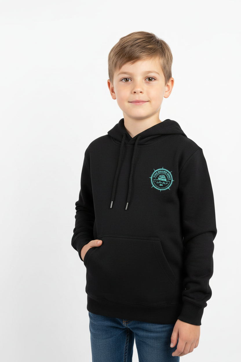 Buzo Ocn Canguro Negro