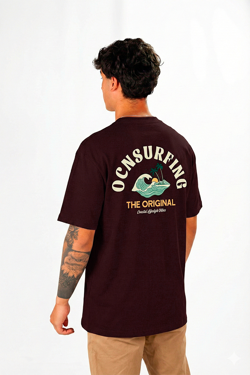 Remera Ocn Original Bordo