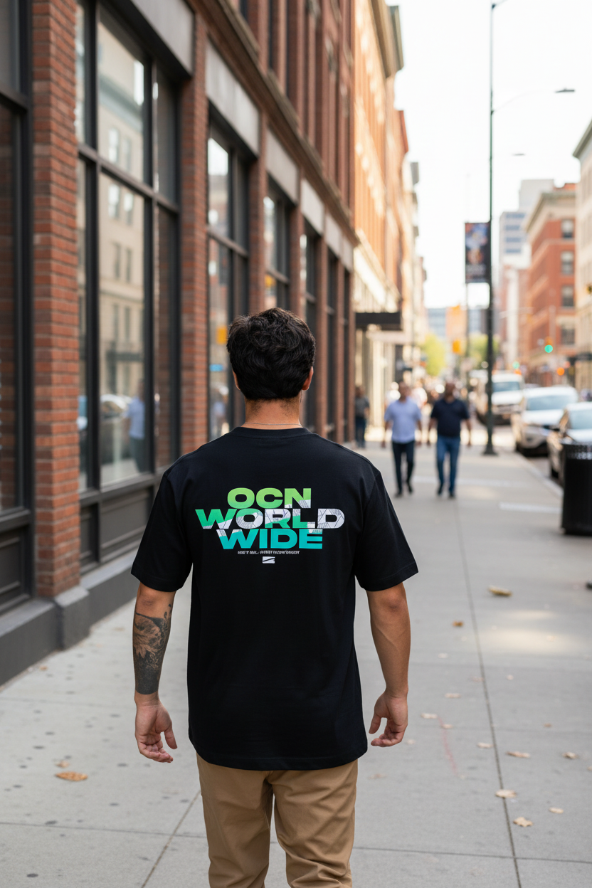 Remera Ocn Premium Negro