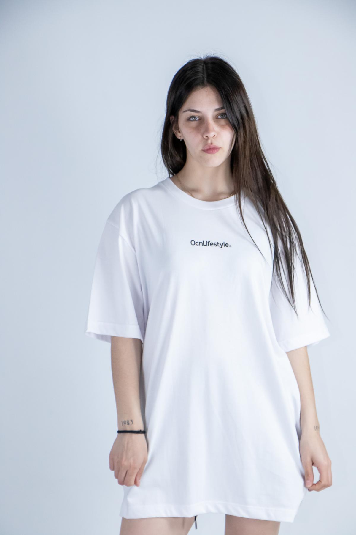 Remera Ocn Unixes Premium Blanco (K2)