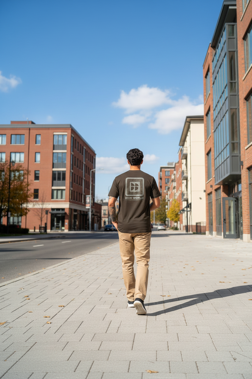 Remera Ocn Premium Marron